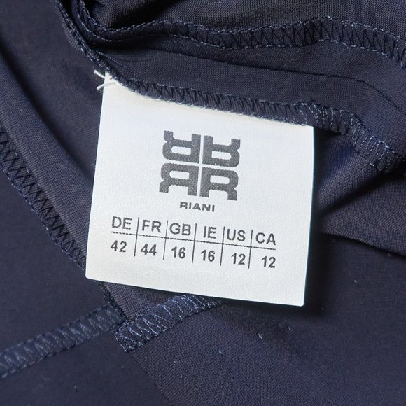 RIANI Women's Blue Jacket, Size 12 - Picture 6 of 8